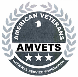 AMERICAN VETERANS AMVETS NATIONAL SERVICE FOUNDATION logo