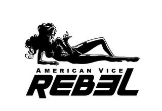 AMERICAN VICE REBEL logo