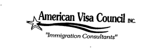 AMERICAN VISA COUNCIL INC. "IMMIGRATION CONSULTANTS" logo