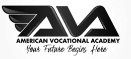 AMERICAN VOCATIONAL ACADEMY YOUR FUTURE BEGINS HERE logo