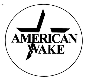 AMERICAN WAKE logo