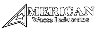 AMERICAN WASTE INDUSTRIES logo