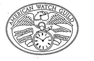 AMERICAN WATCH GUILD INTEGRITY QUALITY SERVICE logo