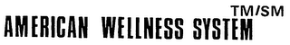 AMERICAN WELLNESS SYSTEM logo