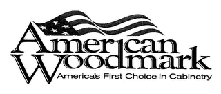 AMERICAN WOODMARK AMERICA'S FIRST CHOICE IN CABINETRY logo