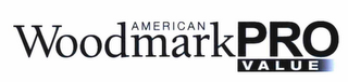 AMERICAN WOODMARK PRO VALUE logo