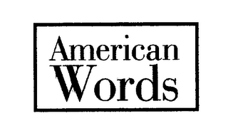 AMERICAN WORDS logo