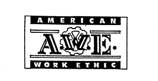 AMERICAN WORK ETHIC A.W.E. logo