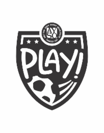 AMERICAN YOUTH SOCCER ORGANIZATION FOUNDED 1964 AYSO PLAY! logo