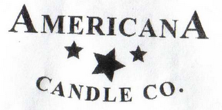 AMERICANA CANDLE CO. logo