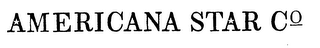 AMERICANA STAR CO logo