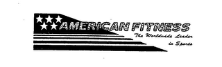 AMERICANFITNESS THE WORLDWIDE LEADER INSPORTS logo