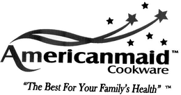 AMERICANMAID COOKWARE "THE BEST FOR YOUR FAMILY'S HEALTH" logo