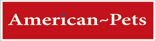 AMERICAN~PETS logo