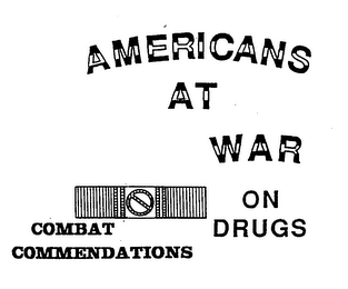 AMERICANS AT WAR ON DRUGS COMBAT COMMENDATIONS logo
