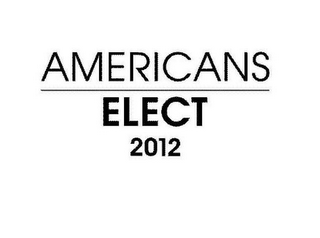 AMERICANS ELECT 2012 logo
