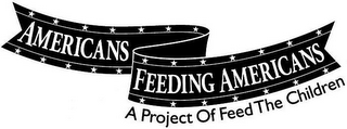 AMERICANS FEEDING AMERICANS A PROJECT OF FEED THE CHILDREN logo