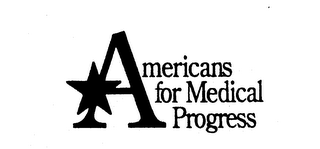 AMERICANS FOR MEDICAL PROGRESS logo
