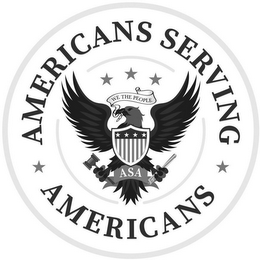 AMERICANS SERVING AMERICANS WE THE PEOPLE ASA logo