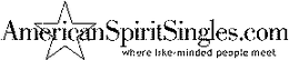 AMERICANSPIRITSINGLES.COM WHERE LIKE-MINDED PEOPLE MEET logo