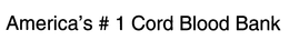 AMERICA'S # 1 CORD BLOOD BANK logo
