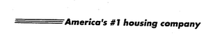 AMERICA'S #1 HOUSING COMPANY logo