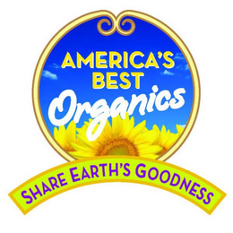 AMERICA'S BEST ORGANICS SHARE EARTH'S GOODNESS logo