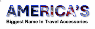 AMERICA'S BIGGEST NAME IN TRAVEL ACCESSORIES logo