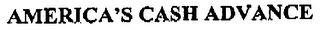 AMERICA'S CASH ADVANCE logo