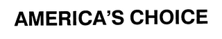 AMERICA'S CHOICE logo