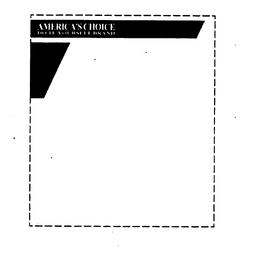 AMERICA'S CHOICE DO-IT-YOURSELF BRAND logo