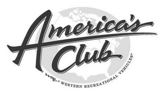 AMERICAS CLUB WRV WESTERN RECREATIONAL VEHICLES logo