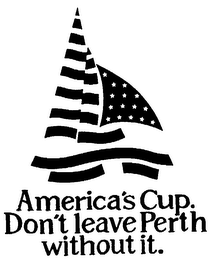 AMERICA'S CUP. DON'T LEAVE PERTH WITHOUT IT. logo