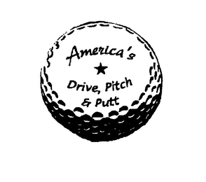 AMERICA'S DRIVE, PITCH & PUTT logo