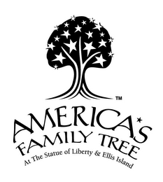 AMERICA'S FAMILY TREE AT THE STATUE OF LIBERTY & ELLIS ISLAND logo