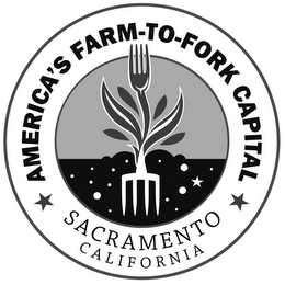 AMERICA'S FARM TO FORK CAPITAL SACRAMENTO CALFIORNIA logo