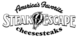 AMERICA'S FAVORITE CHEESESTEAKS STEAK ESCAPE logo