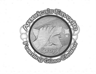 AMERICA'S FAVORITE FOAMING GLASS CLEANER SPRAY-X logo