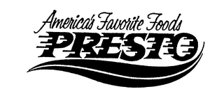 AMERICA'S FAVORITE FOODS PRESTO logo