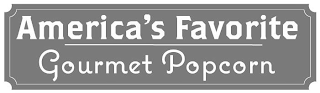AMERICA'S FAVORITE GOURMET POPCORN logo