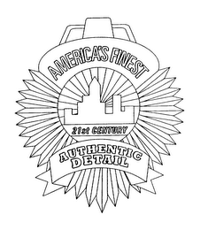 AMERICAS FINEST 21ST CENTURY AUTHENTIC DETAIL logo