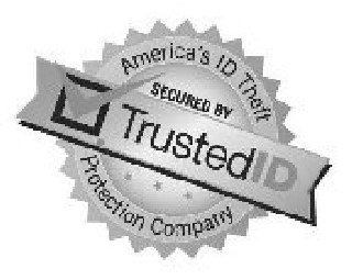 AMERICA'S ID THEFT SECURED BY TRUSTEDID PROTECTION COMPANY logo
