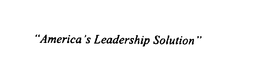 "AMERICA'S LEADERSHIP SOLUTION" logo