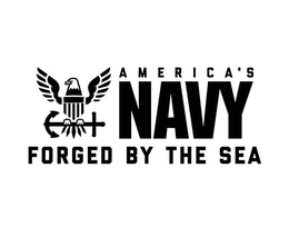 AMERICA'S NAVY FORGED BY THE SEA logo
