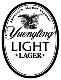 AMERICA'S OLDEST BREWERY SINCE 1829 YUENGLING LIGHT LAGER logo