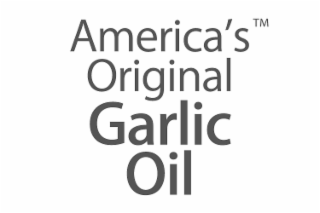 AMERICA'S ORIGINAL GARLIC  OIL logo