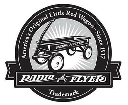 AMERICA'S ORIGINAL LITTLE RED WAGON - SINCE 1917 RADIO FLYER RADIO FLYER TRADEMARK logo