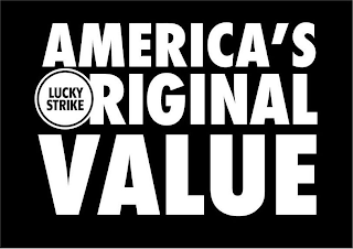 AMERICA'S ORIGINAL VALUE LUCKY STRIKE logo