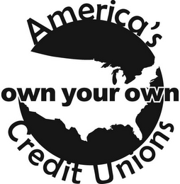 AMERICA'S OWN YOUR OWN CREDIT UNIONS logo