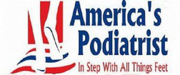AMERICA'S PODIATRIST IN STEP WITH ALL THINGS FEET logo